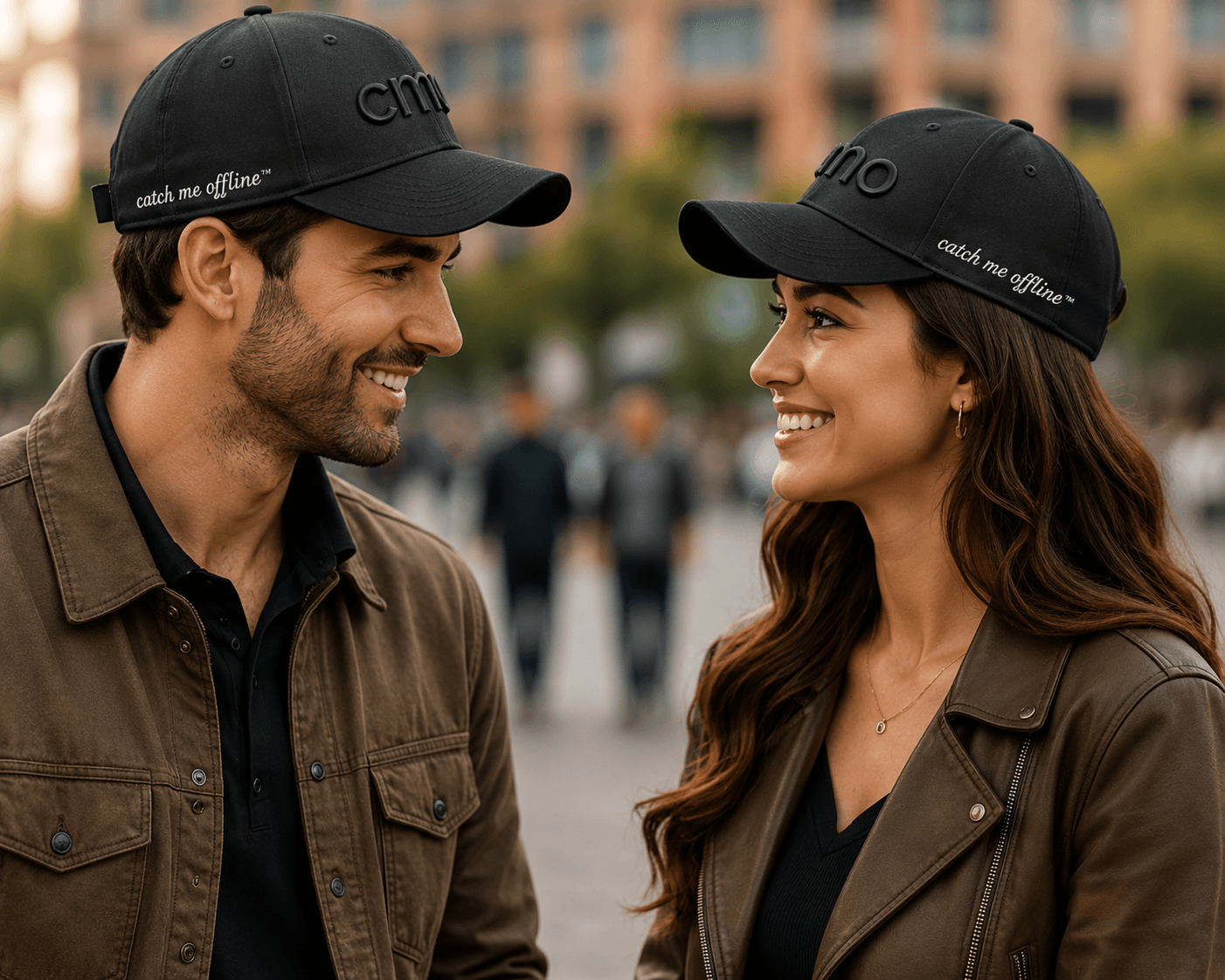 Approaching someone wearing a CMO cap