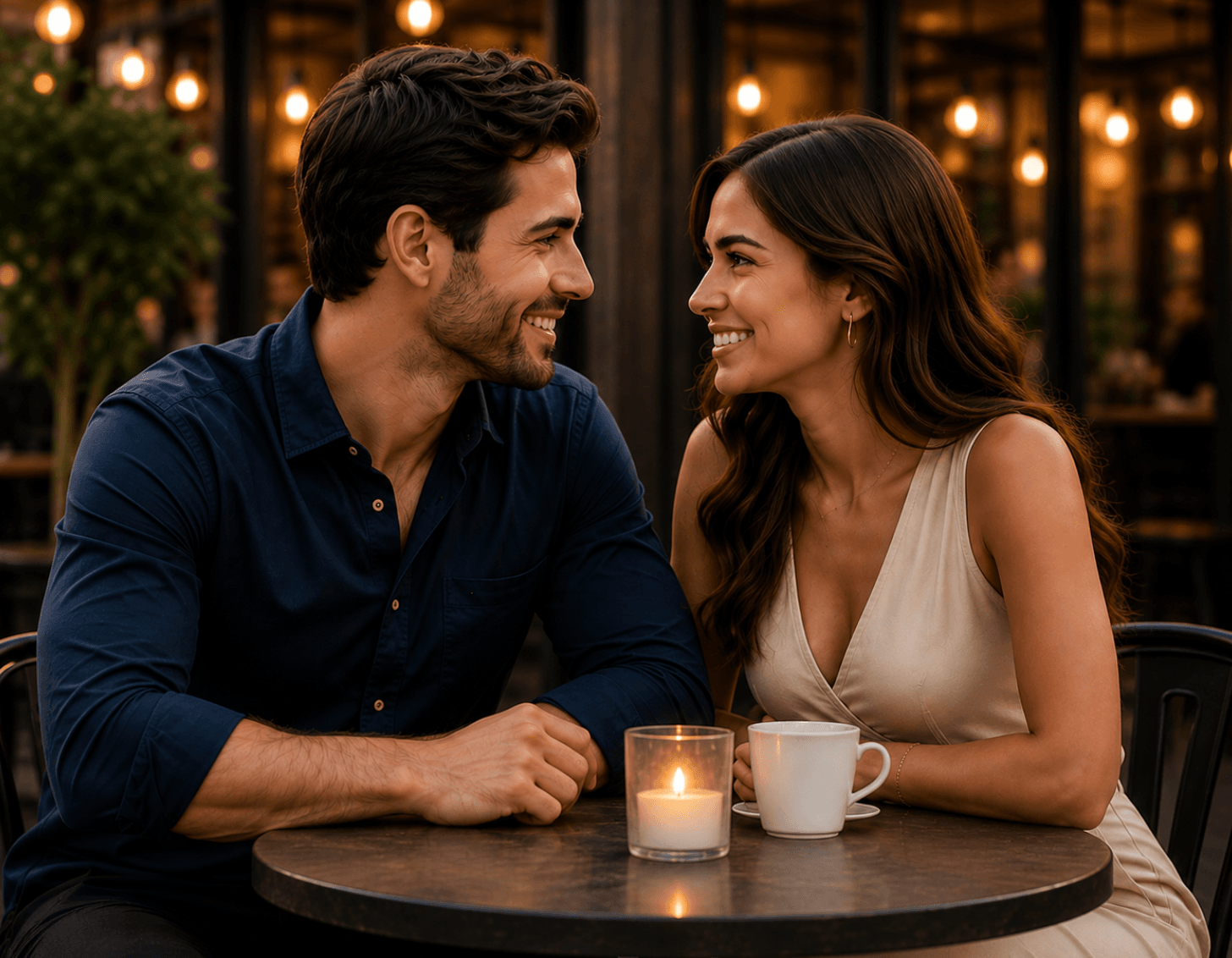 A first date, planned offline